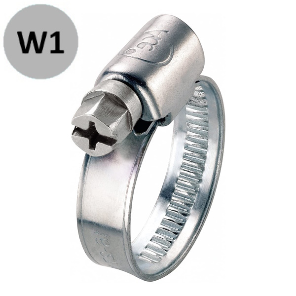 ACE Fascetta Stringitubo in Acciaio Zincato (W1) ART. NP9-W1 Scatola da PZ10 - ACE